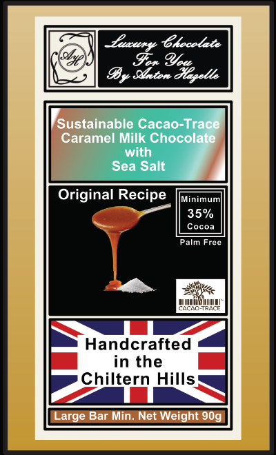 35% Sustainable Cacao-Trace Milk Chocolate with Caramel Flavour Original Recipe